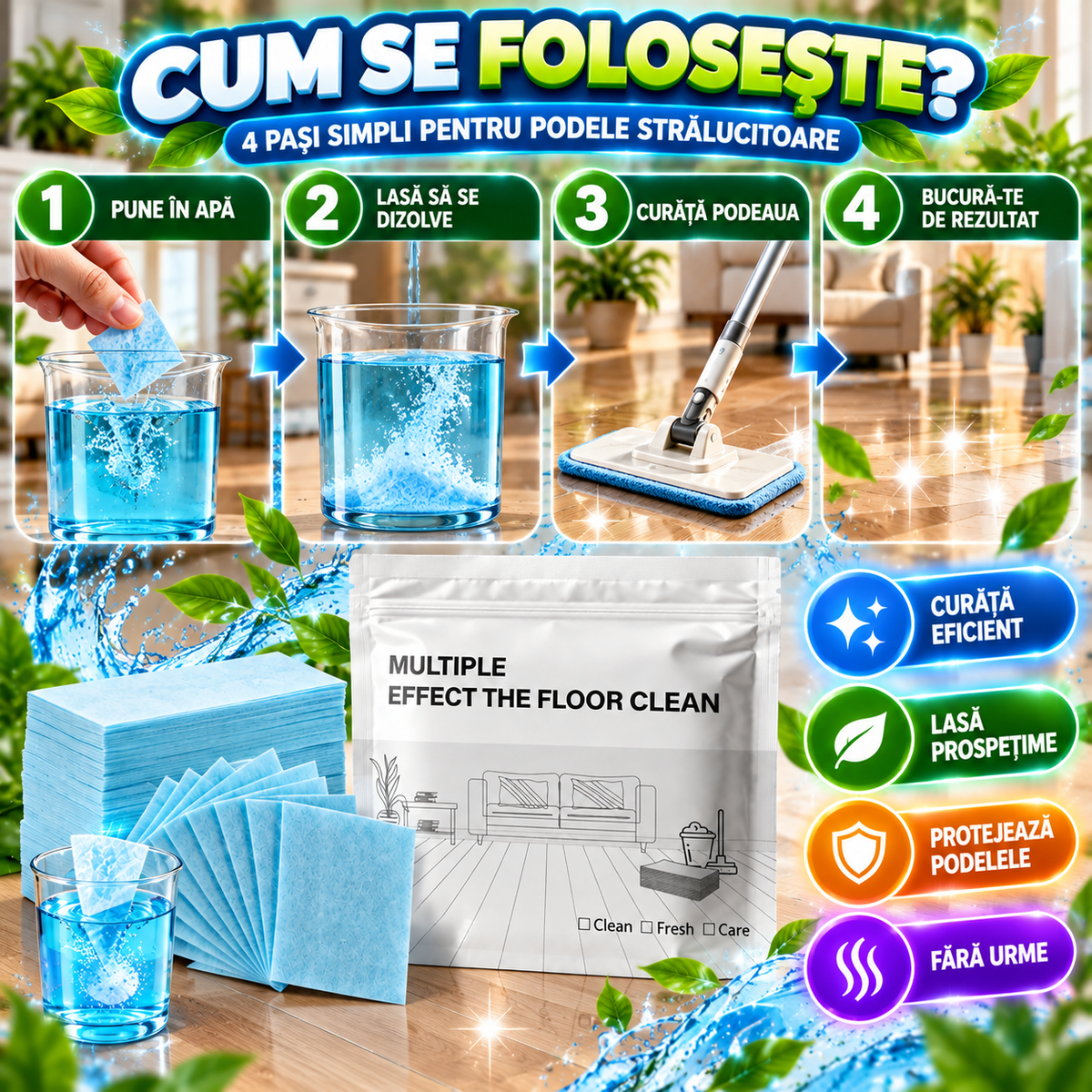 Tablete Pentru Podele FloorFresh™