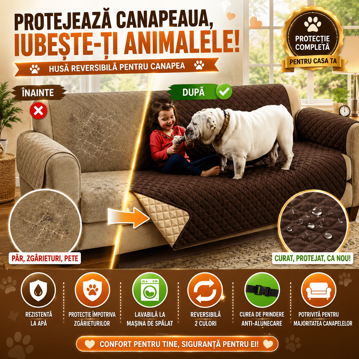 Husă Canapea SofaShield™