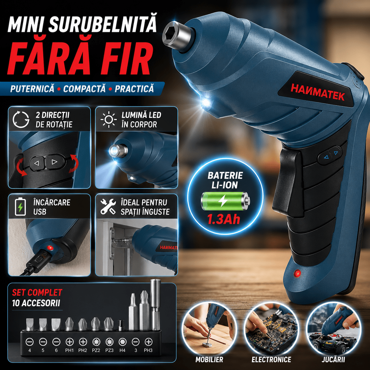 Șurubelniță Electrică FixPro™