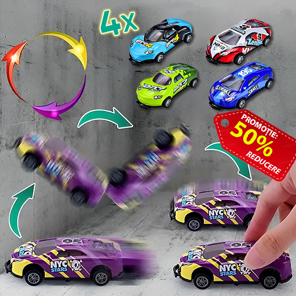 Set 4 Mașini JumpCar™