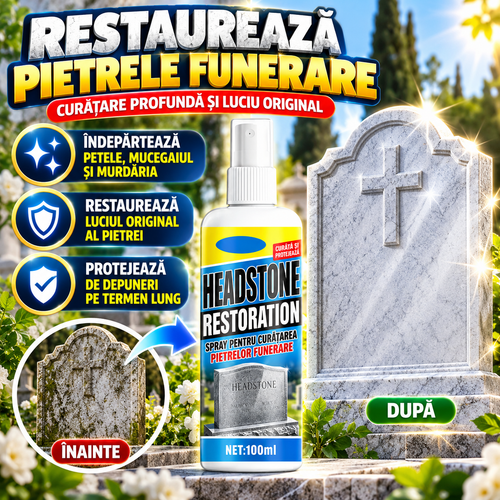 Spray pentru Pietre Funerare PiatraCurată™