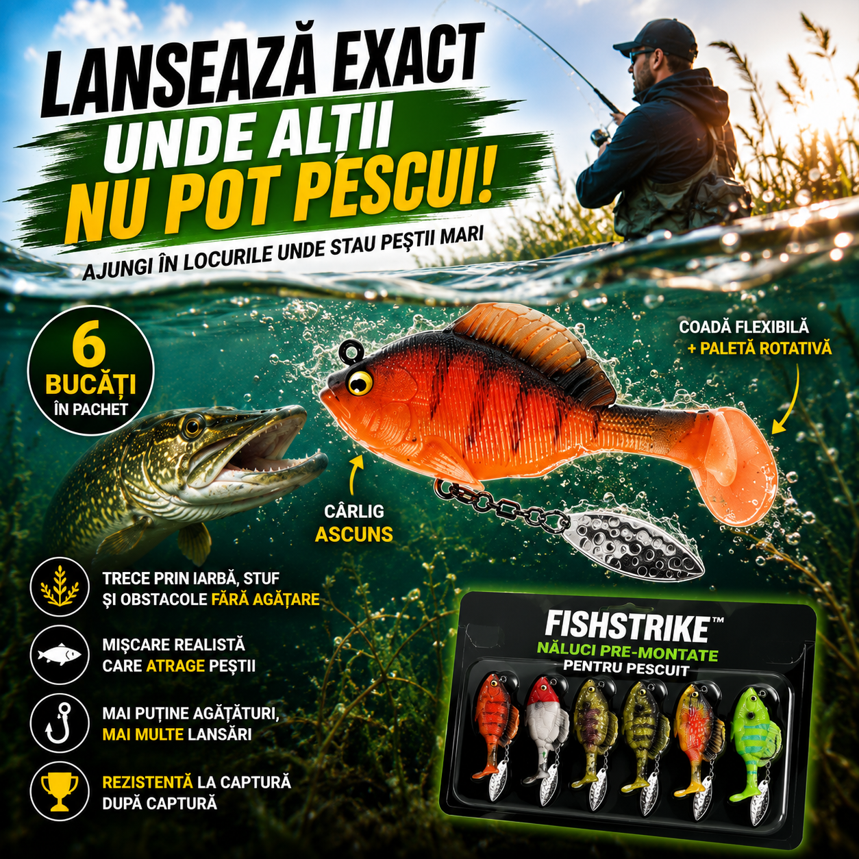 Set 6 Năluci FishStrike™