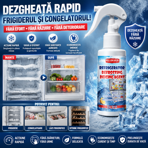 Spray Dezghețare Rapidă FrigoClean™ ❄️