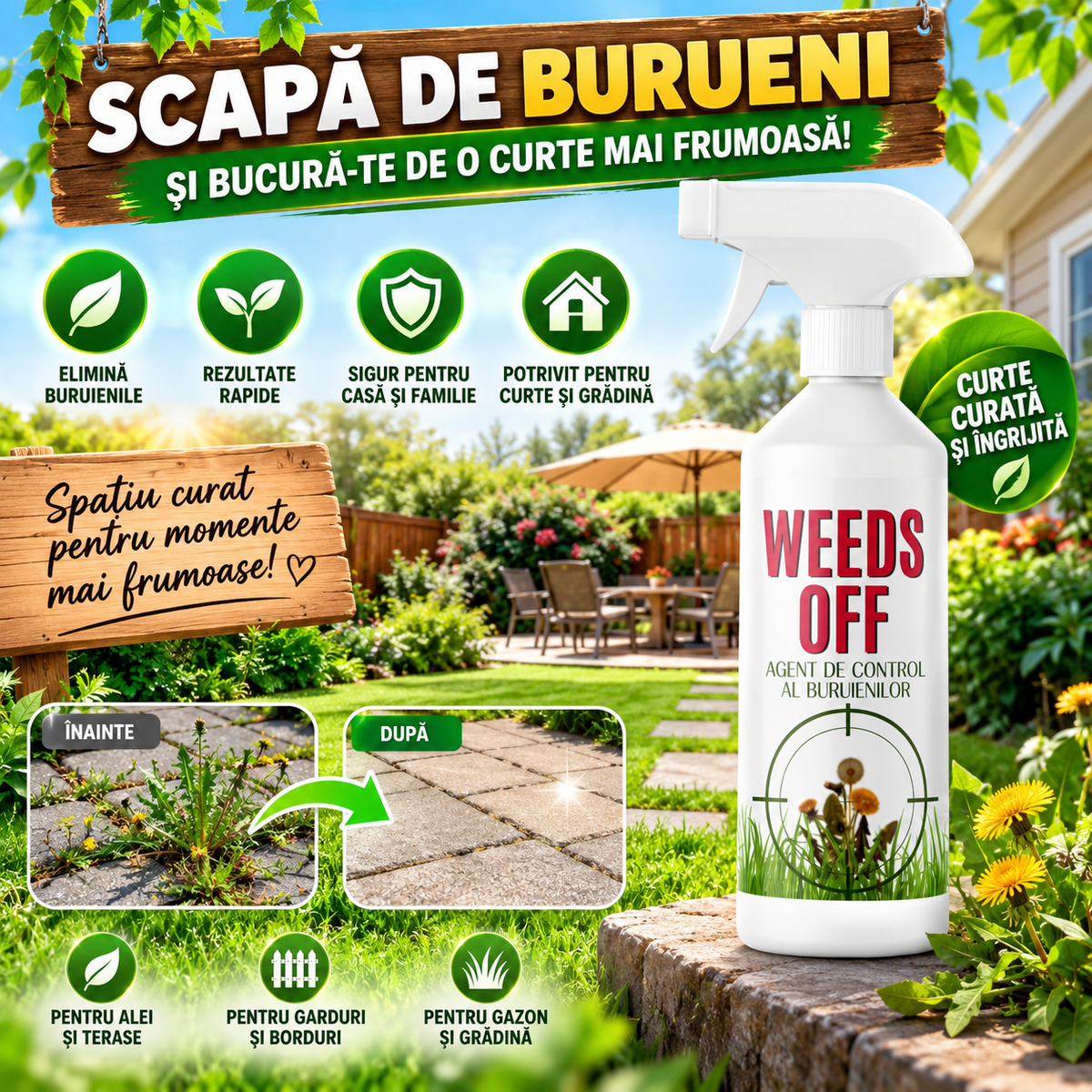 Soluție Anti-Buruieni WeedOff™