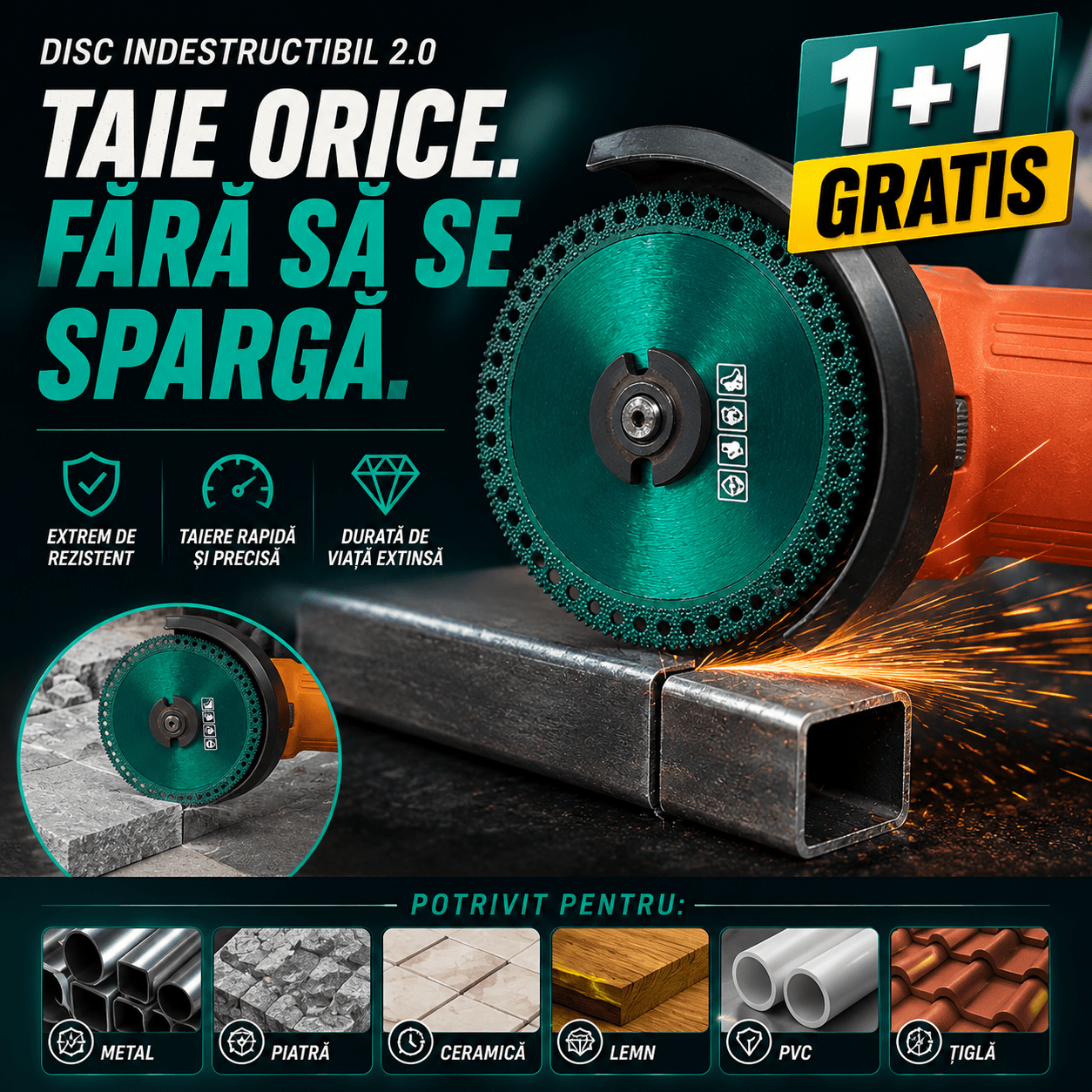 Disc Ceramic UltraCut™(1+1 GRATIS)